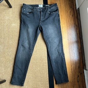 Ben Sherman [Size: 34W x 30L] Charcoal Skinny Fit Stretch Jeans